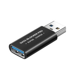 Avizar Bloqueur de Données USB, Data Blocker Super Charge , Noir