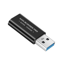 Avizar Bloqueur de Données USB, Data Blocker Super Charge , Noir