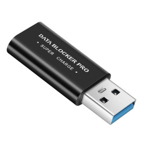 Avizar Bloqueur de Données USB, Data Blocker Super Charge , Noir