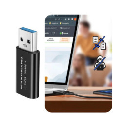 Avizar Bloqueur de Données USB, Data Blocker Super Charge , Noir