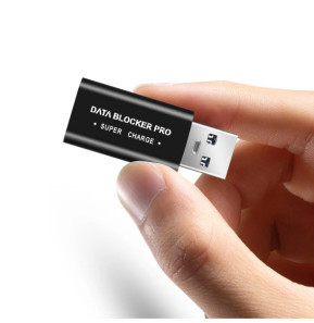 Avizar Bloqueur de Données USB, Data Blocker Super Charge , Noir