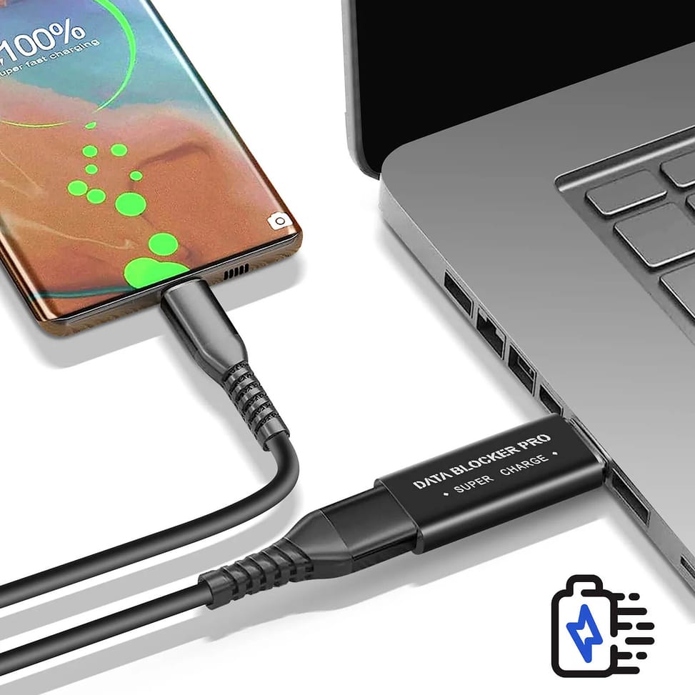 Avizar Bloqueur de Données USB, Data Blocker Super Charge , Noir — image 5