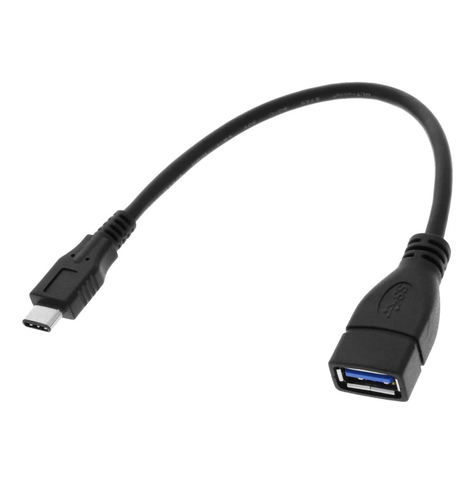 Avizar Cable adaptateur USB OTG Femelle vers USB Type C Male