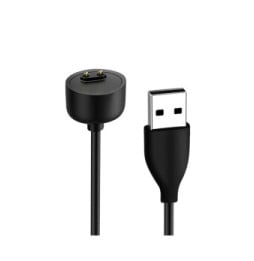Avizar Câble de charge magnétique Xiaomi Mi Band 6 et 5 Résistant 50 cm - Noir