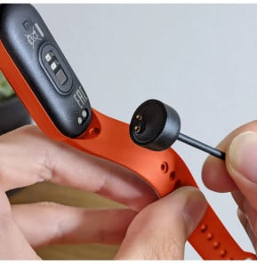 Avizar Câble de charge magnétique Xiaomi Mi Band 6 et 5 Résistant 50 cm - Noir