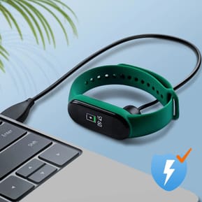 Avizar Câble de charge magnétique Xiaomi Mi Band 6 et 5 Résistant 50 cm - Noir — image 4