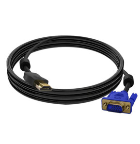 Avizar Câble HDMI Mâle vers VGA Mâle 15 Broches...