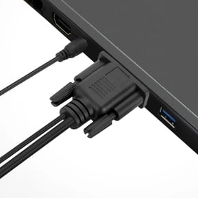 Avizar Câble HDMI vers VGA Mâle et Prise Jack 3.5mm Qualité Full HD Longueur 1.8m Noir — image 5