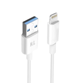 Avizar Cable Lightning Charge et Transfert De Données Intensité 1A Longueur 1.5m Blanc — image 2