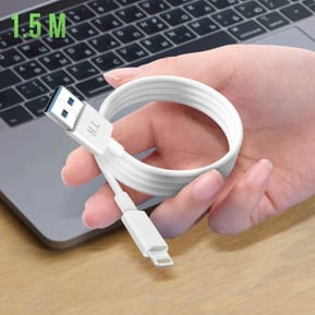 Avizar Cable Lightning Charge et Transfert De Données Intensité 1A Longueur 1.5m Blanc — image 4