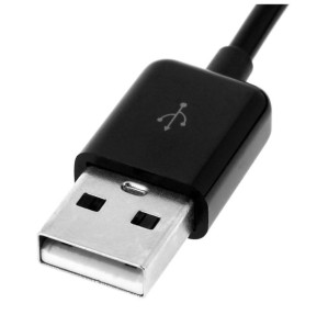 Avizar Câble USB 2.0 mâle spiralé 3 mètres vers Micro-USB coudé