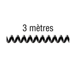 Avizar Câble USB 2.0 mâle spiralé 3 mètres vers Micro-USB coudé