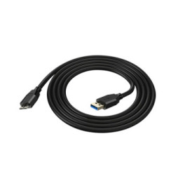 Avizar Câble USB 3.0 Micro B Samsung Galaxy S5 Note 3 Note Pro 12.2 Noir 1,8m