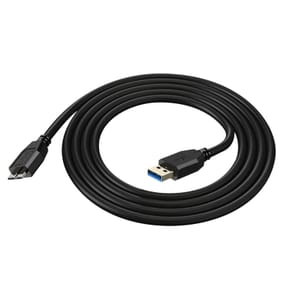 Avizar Câble USB 3.0 Micro B Samsung Galaxy S5 Note 3 Note Pro 12.2 Noir 1,8m — image 2