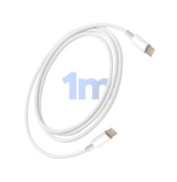 Avizar Câble USB C vers USB C Charge Rapide Transfert données 1m Blanc