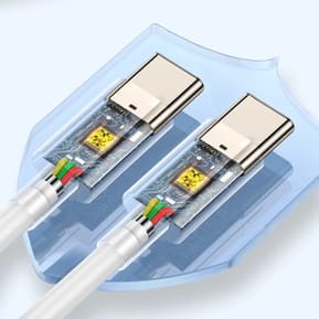 Avizar Câble USB C vers USB C Charge Rapide Transfert données 1m Blanc — image 5