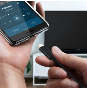 Avizar Câble USB Type C vers HDMI Mâle Résolution 4K UHD 2m Noir
