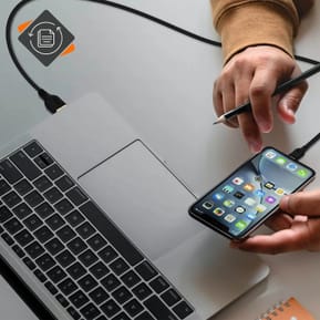 Avizar Câble USB Vers Lightning Charge Synchronisation 2m Anti-nœuds Noir — image 3