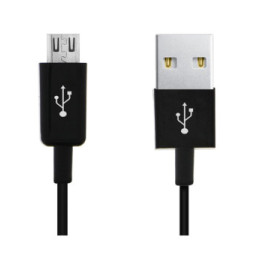Avizar Cable Usb Vers Micro Usb ( Charge et Transfert ) - 3 Mètres - Noir