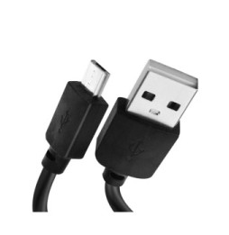 Avizar Cable USB Vers Micro USB Charge et Transfert 2 Mètres Noir