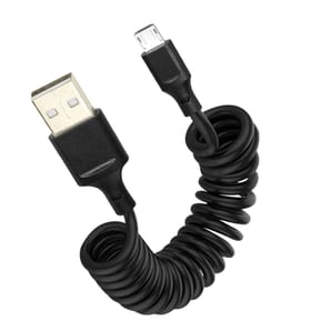 Avizar Câble USB vers Micro-USB 2A Extensible de 35cm à 80cm Charge Rapide Noir — image 2