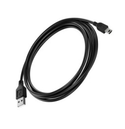 Avizar Câble USB vers Mini USB Charge Transfert Données 2m Noir