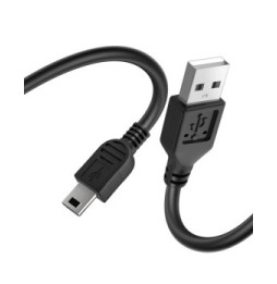 Avizar Câble USB vers Mini USB Charge Transfert Données 2m Noir