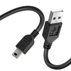 Avizar Câble USB vers Mini USB Charge Transfert Données 2m Noir — image 2