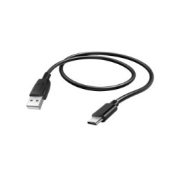 Avizar Câble USB vers USB-C 2A Compatible Android Auto et Apple Carplay 0.5m Noir