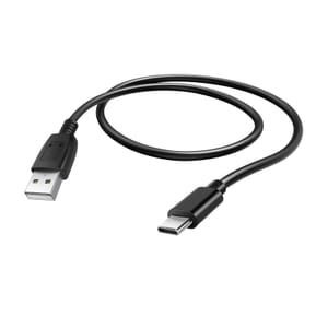 Avizar Câble USB vers USB-C 2A Compatible Android Auto et Apple Carplay 0.5m Noir