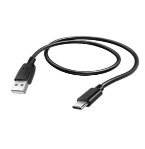 Avizar Câble USB vers USB-C 2A Compatible Android Auto et Apple Carplay 0.5m Noir