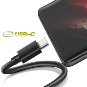 Avizar Câble USB vers USB-C 2A Compatible Android Auto et Apple Carplay 0.5m Noir — image 3