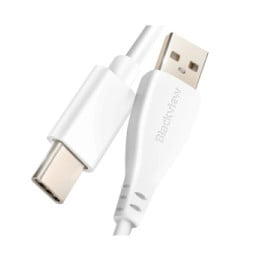 Avizar Câble USB vers USB-C pour Blackview Incassable Charge Synchronisation Blanc