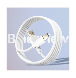 Avizar Câble USB vers USB-C pour Blackview Incassable Charge Synchronisation Blanc