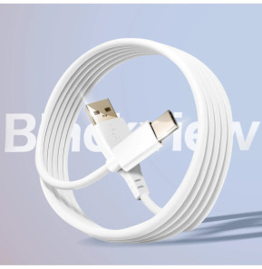 Avizar Câble USB vers USB-C pour Blackview Incassable Charge Synchronisation Blanc