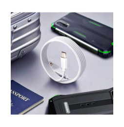 Avizar Câble USB vers USB-C pour Blackview Incassable Charge Synchronisation Blanc