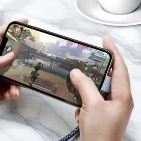 Avizar Câble USB-C 3 en 1 Charge 100W Résolution 4K Transfert 20Gbps Coudé 2m Gris — image 5