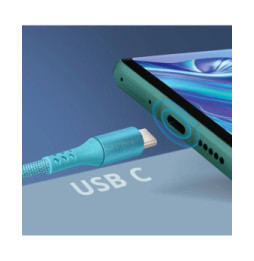 Avizar Câble USB-C Charge et Synchronisation Design Stylé 1m Robuste Multicolore