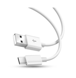 Avizar Cable USB-C Charge rapide Transfert De Données 2.0 Longueur 1m Blanc