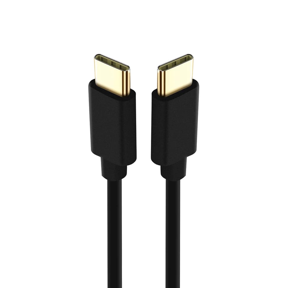 Avizar Câble USB-C vers USB-C Power Delivery Transfert Rapide 2m Noir — image 2