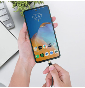 Avizar Câble USB-C vers USB-C Power Delivery Transfert Rapide 2m Noir