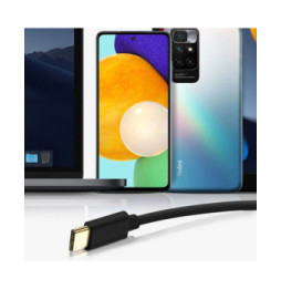 Avizar Câble USB-C vers USB-C Power Delivery Transfert Rapide 2m Noir