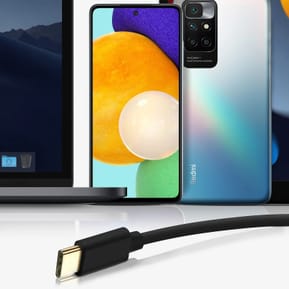 Avizar Câble USB-C vers USB-C Power Delivery Transfert Rapide 2m Noir — image 5