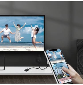 Avizar Dongle Récepteur vidéo Wifi HDMI Miracast, Airplay, DLNA, Google Home, Chrome