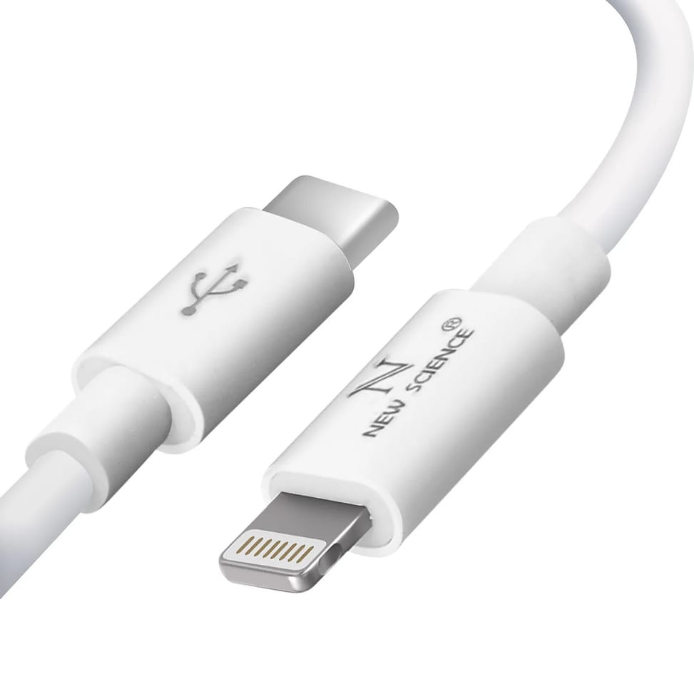 Avizar le USB Type C vers Lightning Power Delivery 20W Charge et Sycnhro 1m Blanc — image 2