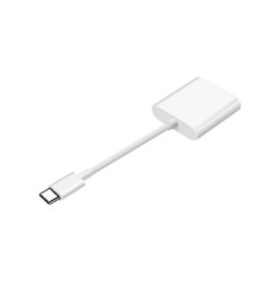 Avizar Lecteur Carte SD, Adaptateur USB-C Blanc