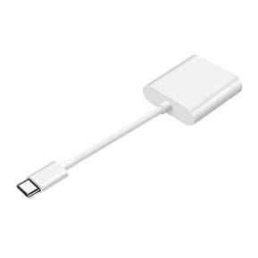 Avizar Lecteur Carte Universel pour micro SD SD TF, Adaptateur USB-C - Blanc — image 2