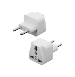 Avizar Multi-adaptateur Royaume-Uni, Amérique, Caraïbes vers Prise Type C - Blanc