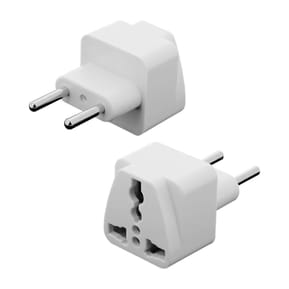 Avizar Multi-adaptateur Royaume-Uni, Amérique, Caraïbes vers Prise Type C - Blanc — image 2