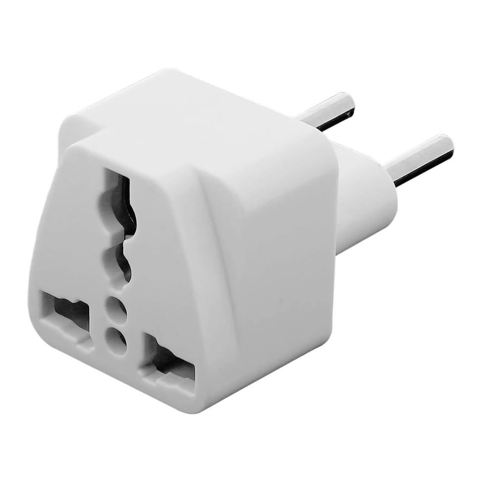 Avizar Multi-adaptateur Royaume-Uni, Amérique, Caraïbes vers Prise Type C - Blanc — image 4